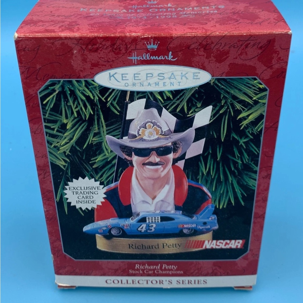 Hallmark Keepsake Ornament Richard Petty Plymouth Superbird 1998 Christmas RARE